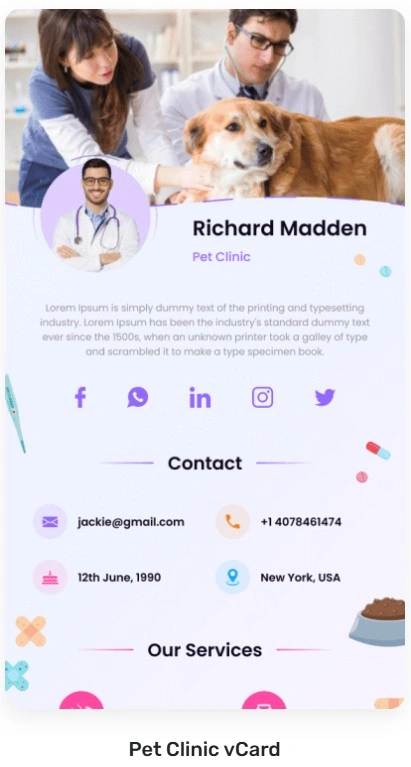 Digital business Card