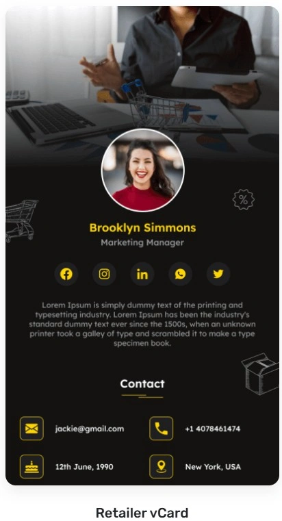 Digital business Card