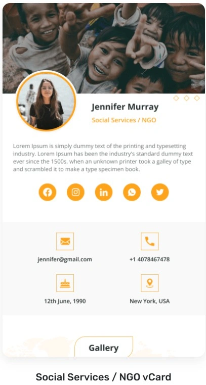 Digital business Card