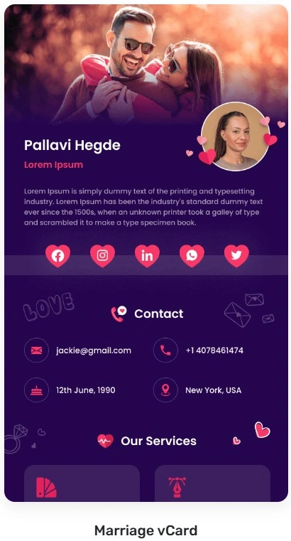 Digital business Card